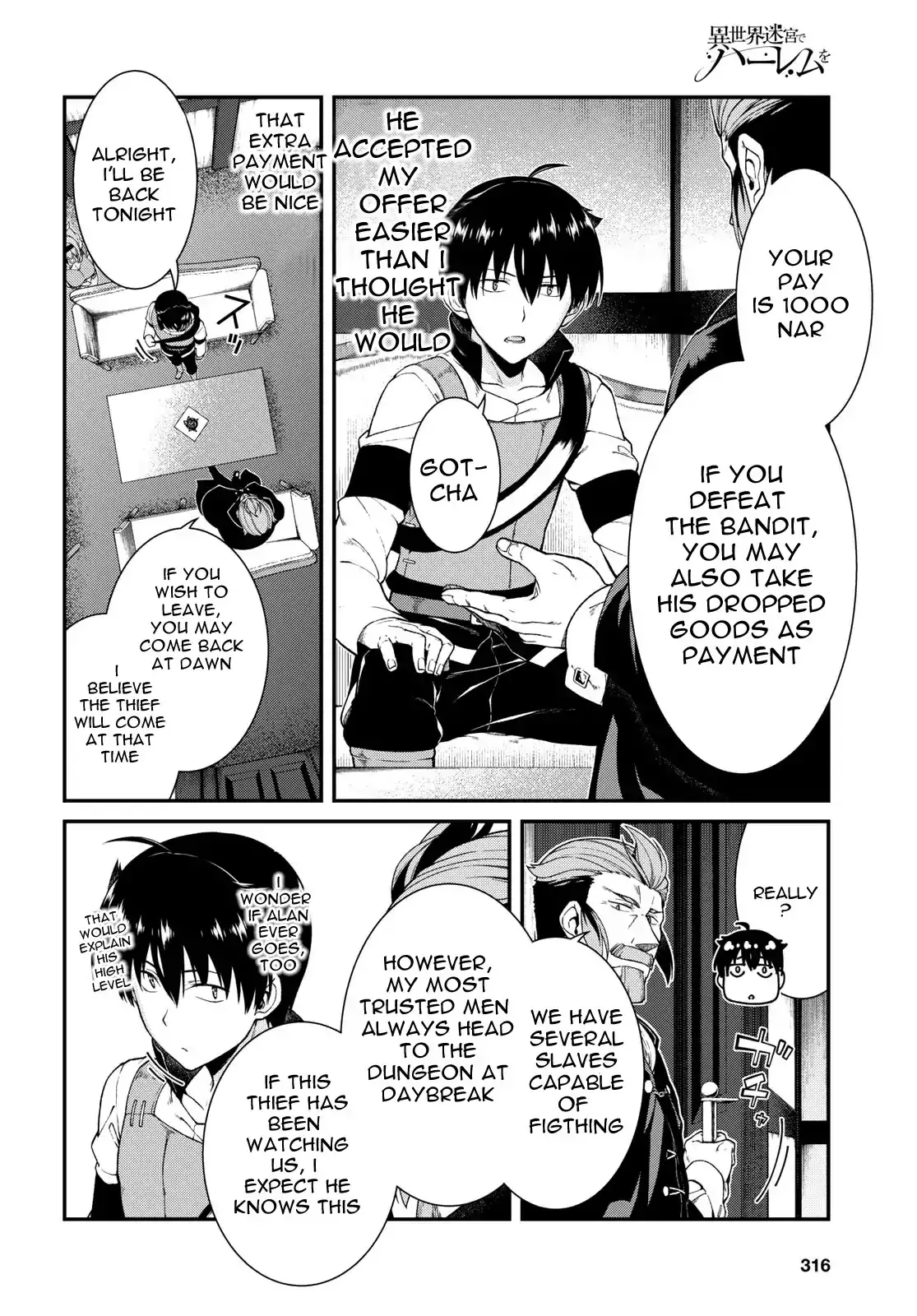 Isekai Meikyuu de Harem wo - Chapter 20 Page 5