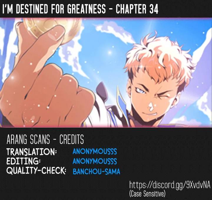 I’m Destined For Greatness! - Chapter 34 Page 1